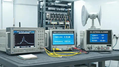 Telecom network RF verification